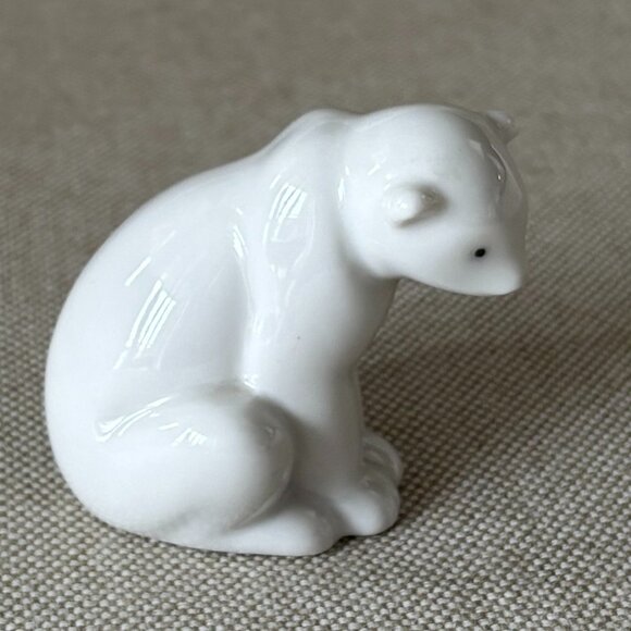 Lladro Polar Bear Figurine Hand Made in Spain Vintage - Picture 3 of 4